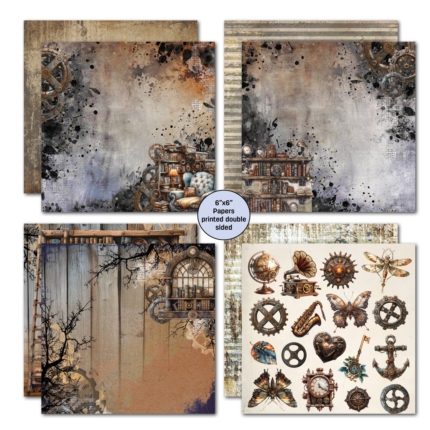 Rustic Tinkerer 6x6 Paper Pack