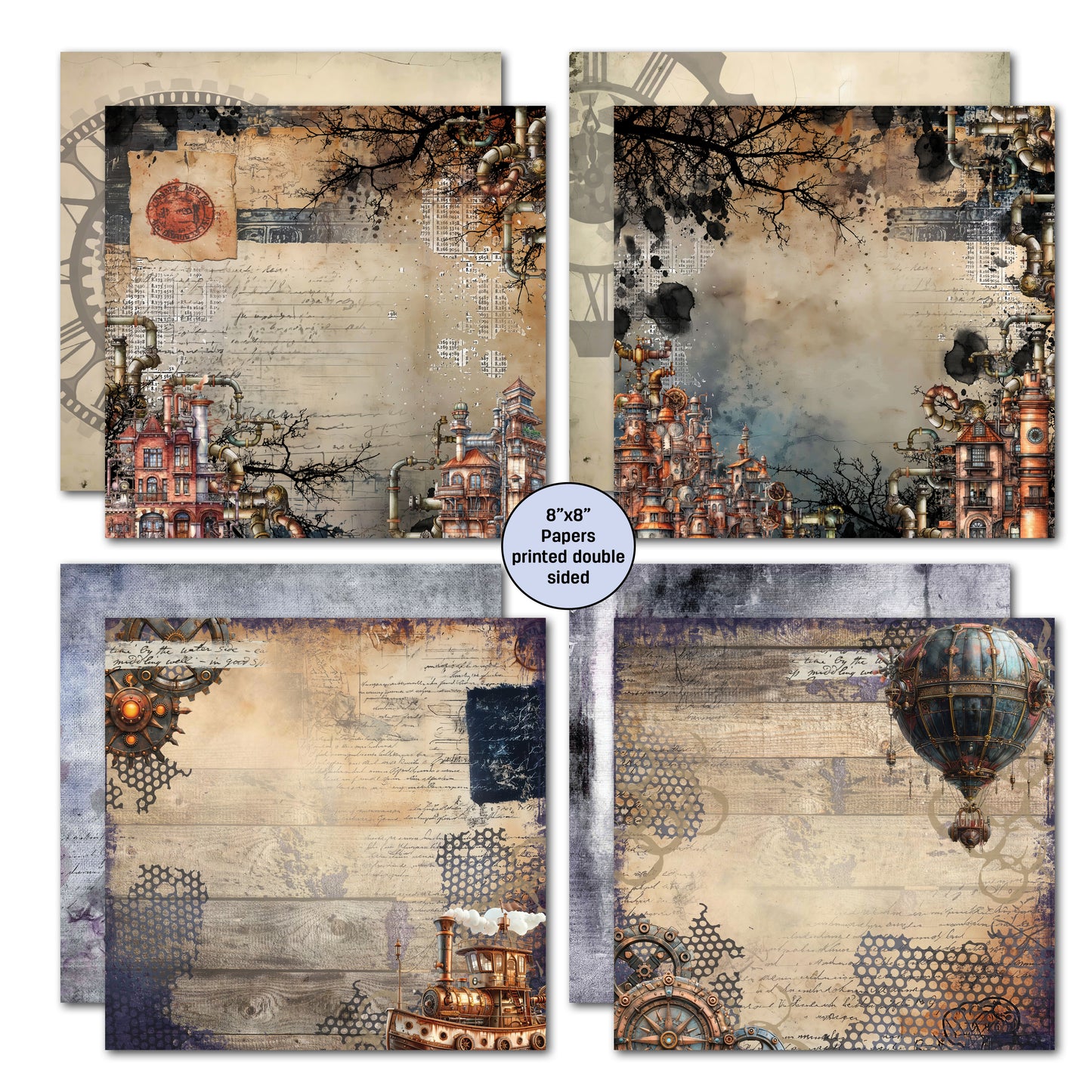 Rustic Tinkerer 8x8 Paper Pack