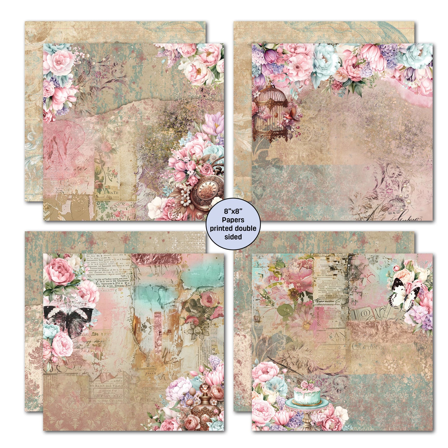 Share Positivi-Tea 8x8 Paper Pack
