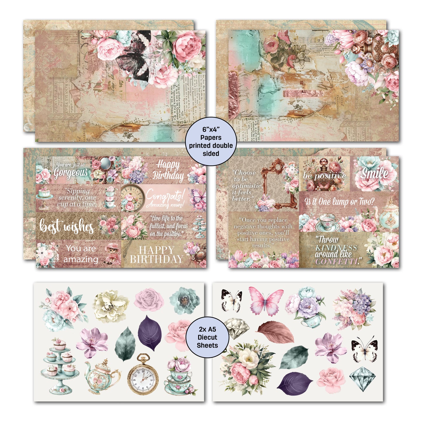 Share Positivi-Tea 6x4 Card Making Pack