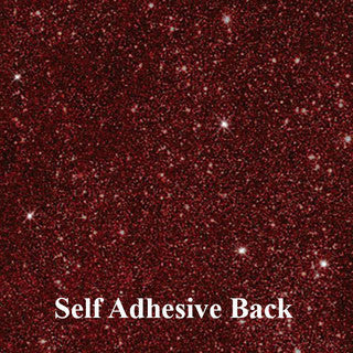 Red Hot Self Adhesive Glitter Cardstock