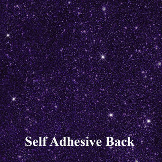 Deep Purple Self Adhesive Glitter Cardstock