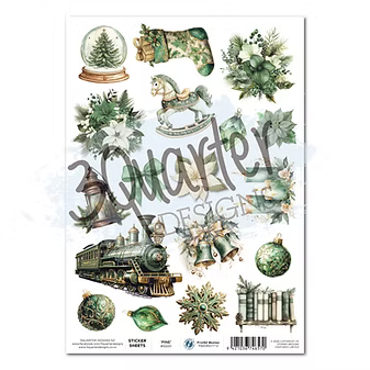 Pine Festivities Sticker Sheet