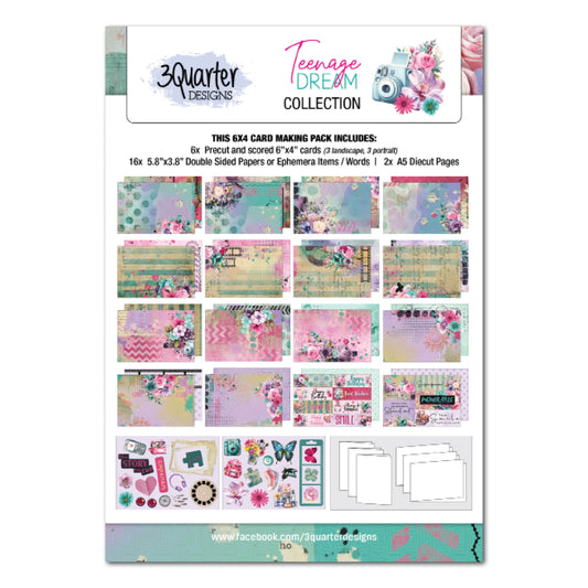 Teenage Dream 6x4 Card Pack