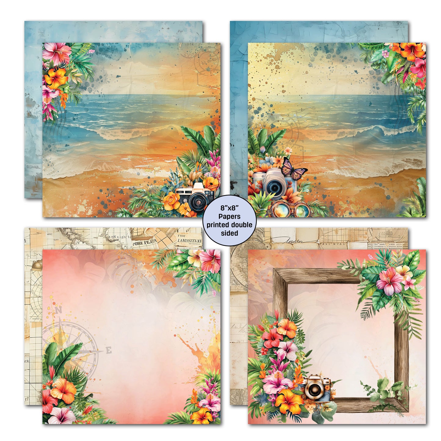 Tropic Excursion 8x8 Paper Pack