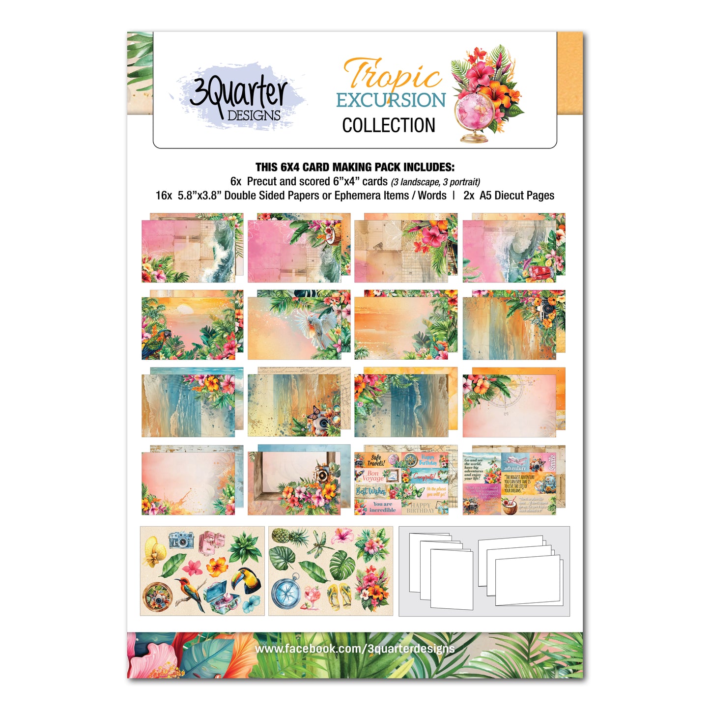 Tropic Excursion 6x4 Card Pack