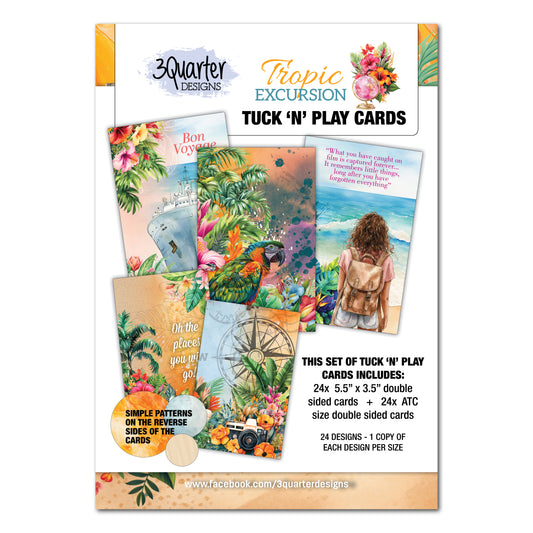 Tropic Excursion Tuck n' Play Cards