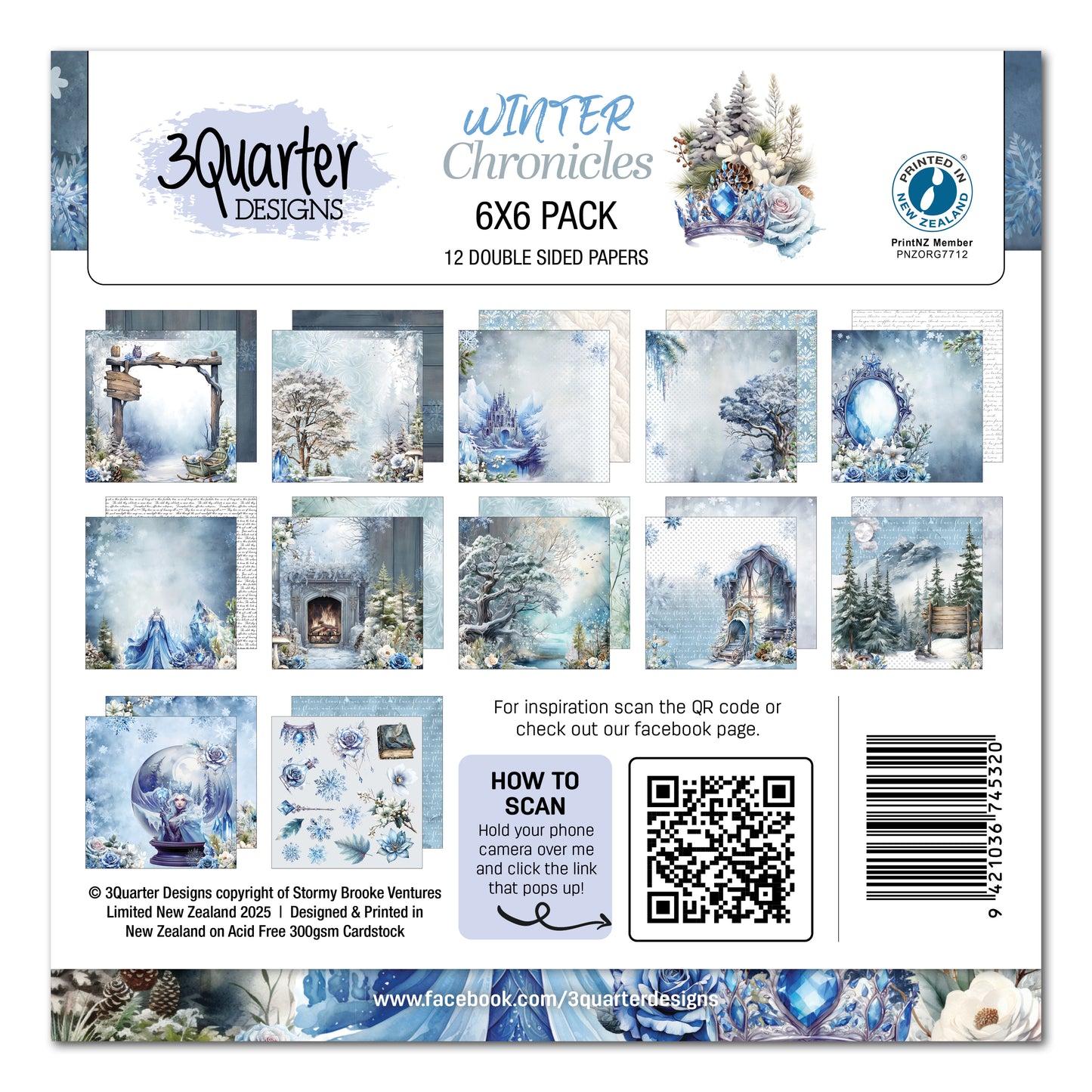 Winter Chronicles 6x6 Paper Pack
