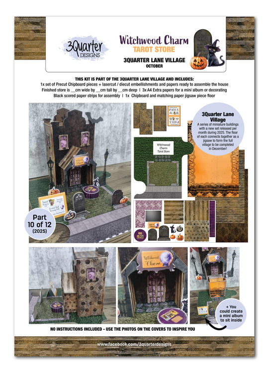 Witchwood Charm Tarot Store - 3Quarter Lane Village
