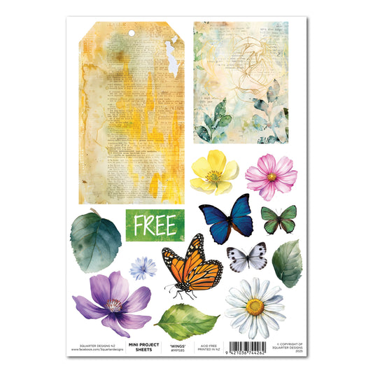 Fluttering Wings Mini Project Sheet