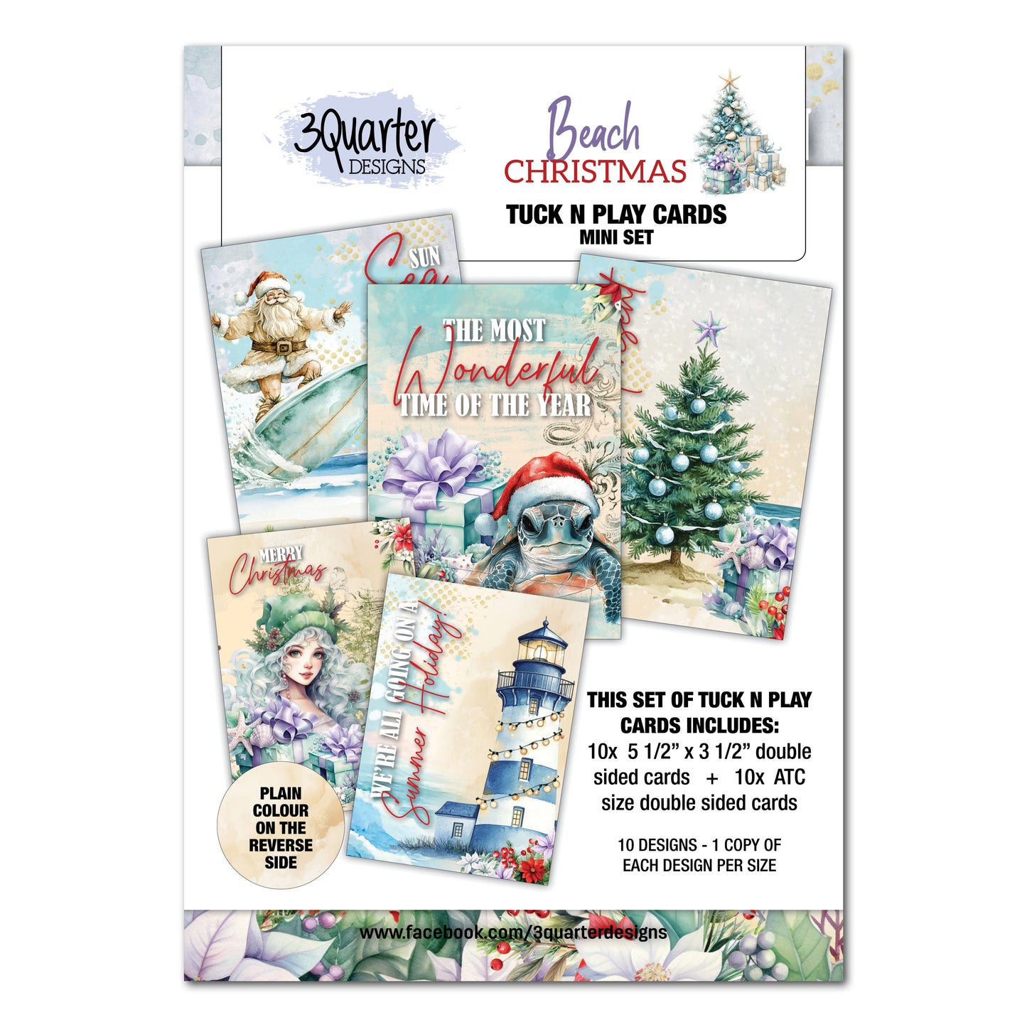 Beach Christmas 12x12 Mini Collection Pack - 3Quarter Designs