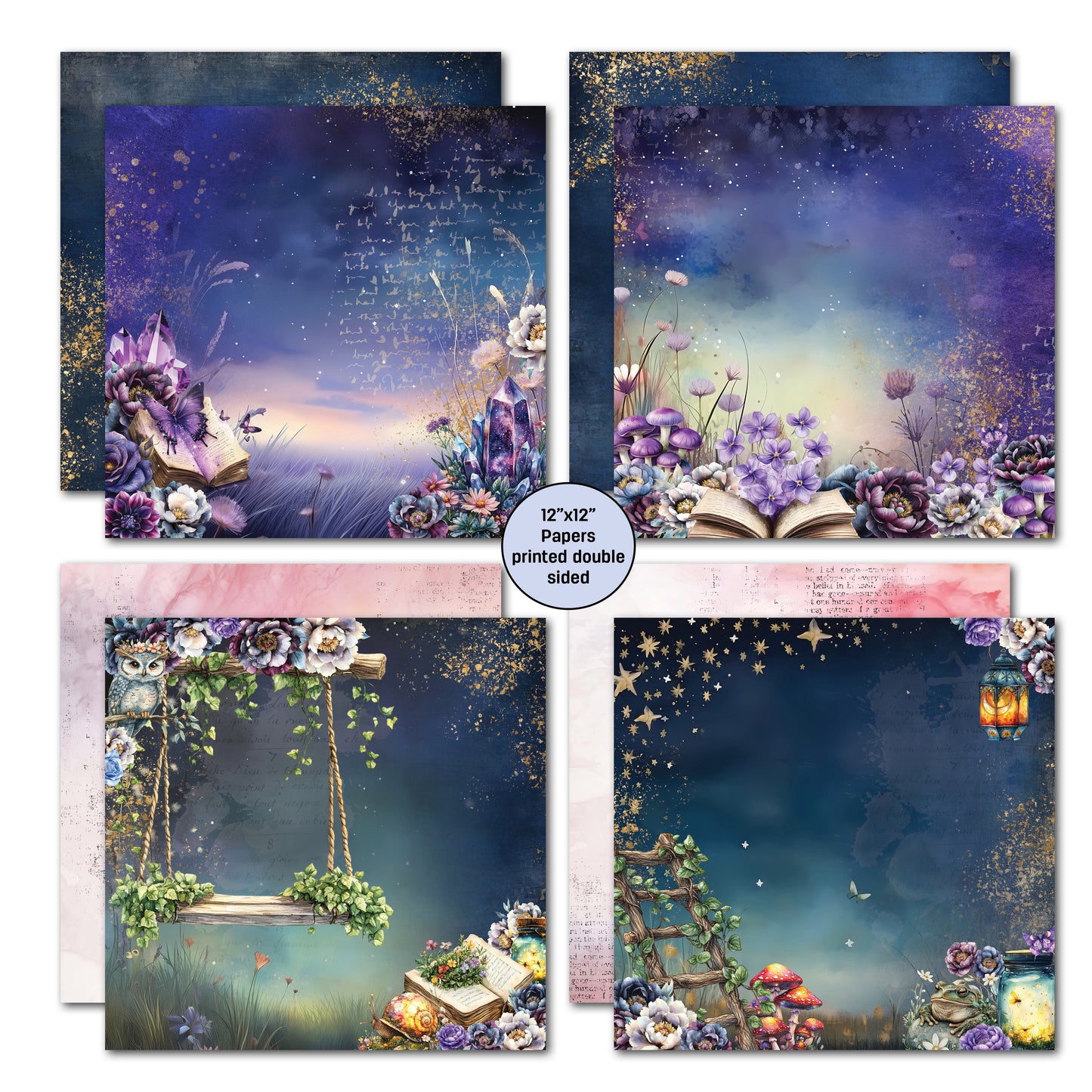 Night Garden 12x12 Collection Pack - 3Quarter Designs