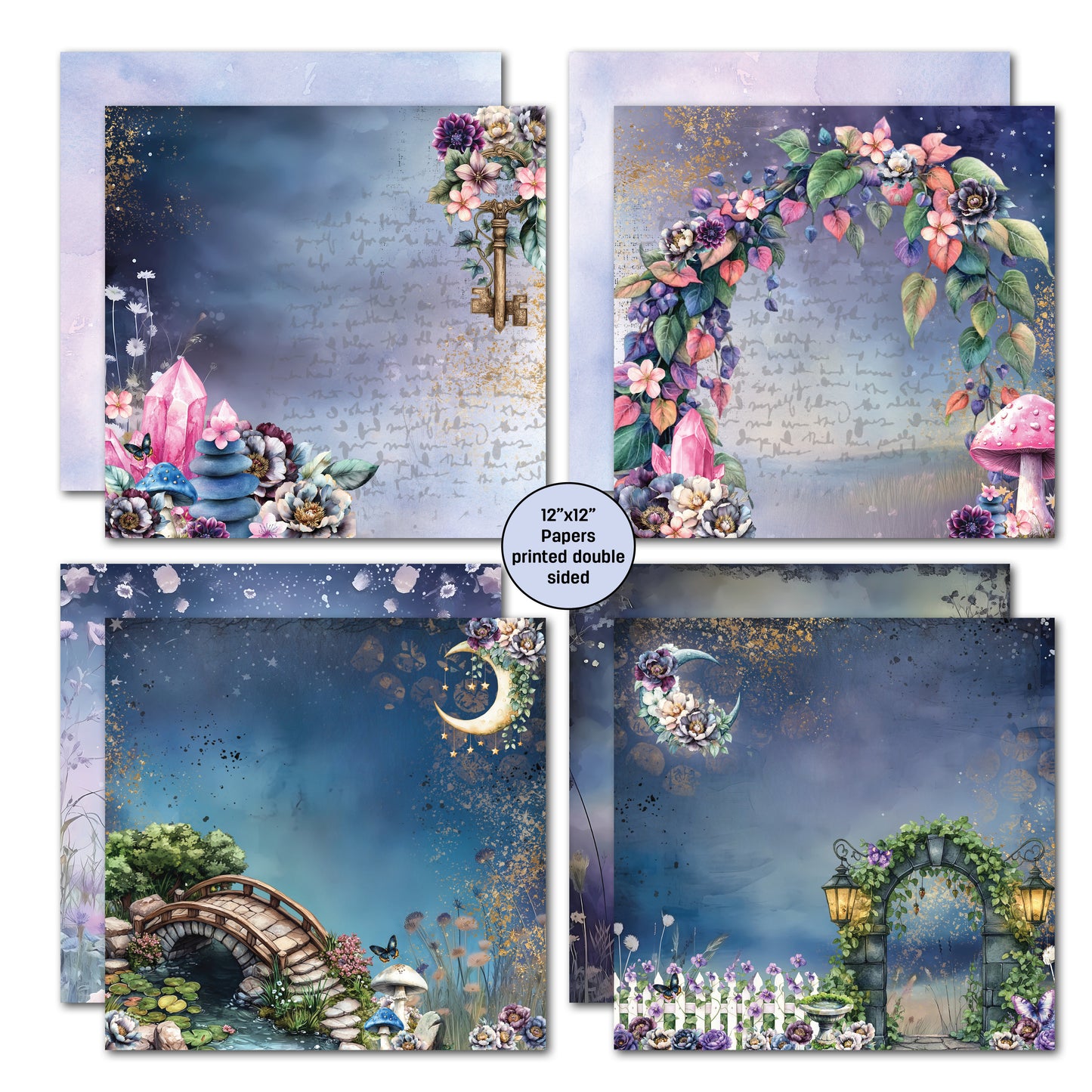 Night Garden 12x12 Collection Pack - 3Quarter Designs