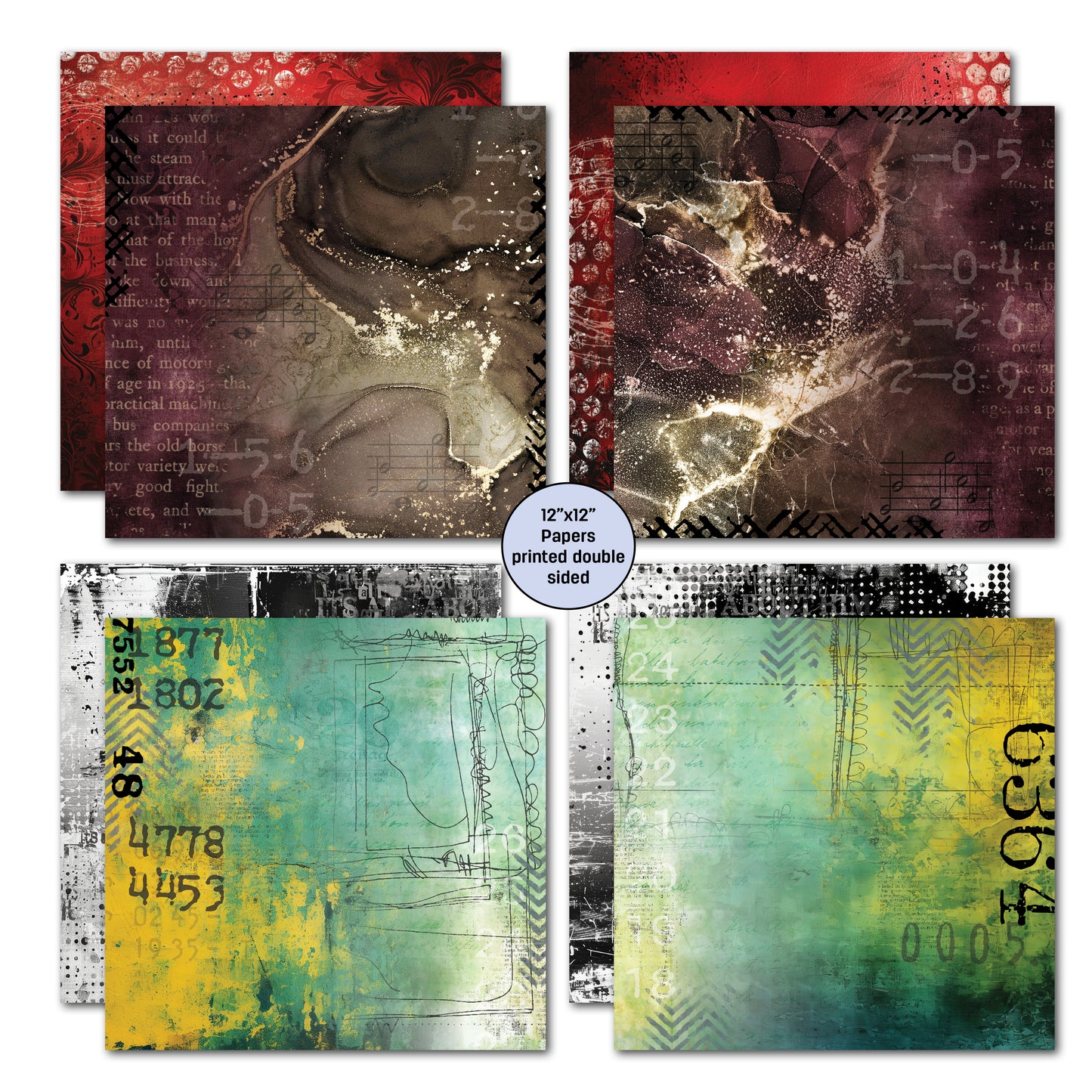 Oh Texture 12x12 Collection Pack - 3Quarter Designs