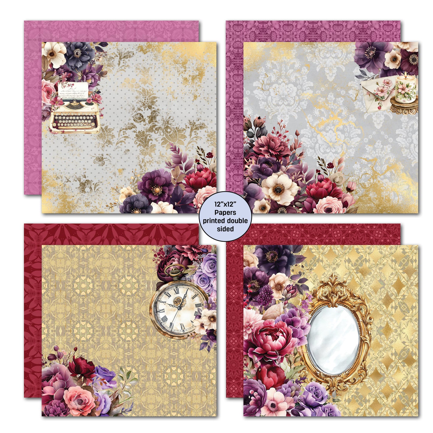 Petal Serenade 12x12 Collection Pack - 3Quarter Designs