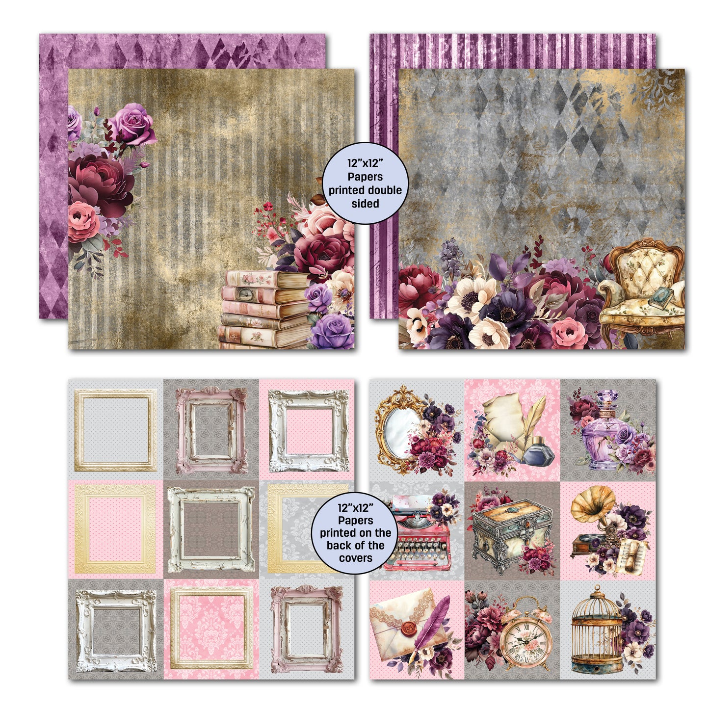 Petal Serenade 12x12 Collection Pack - 3Quarter Designs