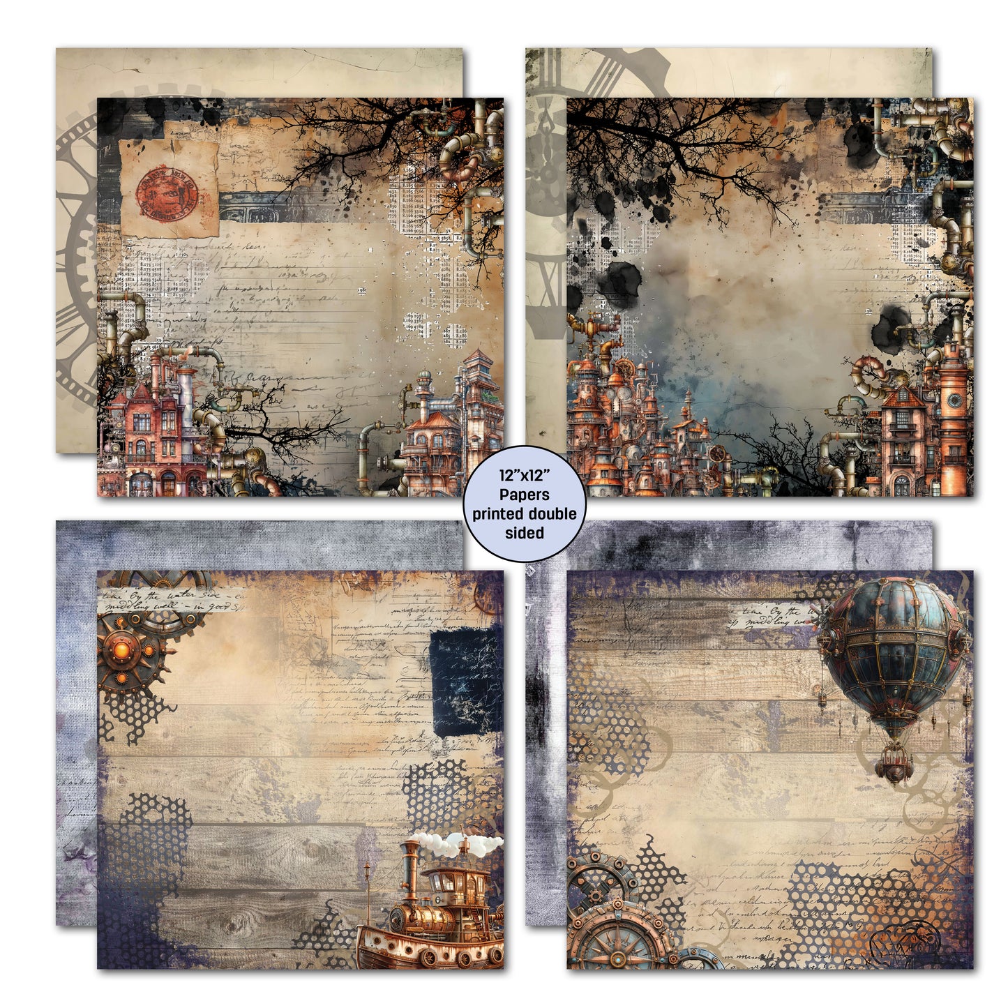 Rustic Tinkerer 12x12 Collection Pack - 3Quarter Designs
