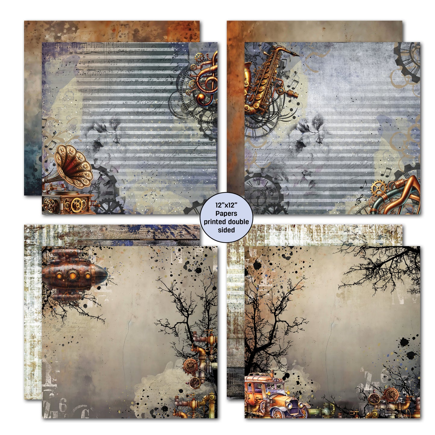 Rustic Tinkerer 12x12 Collection Pack - 3Quarter Designs