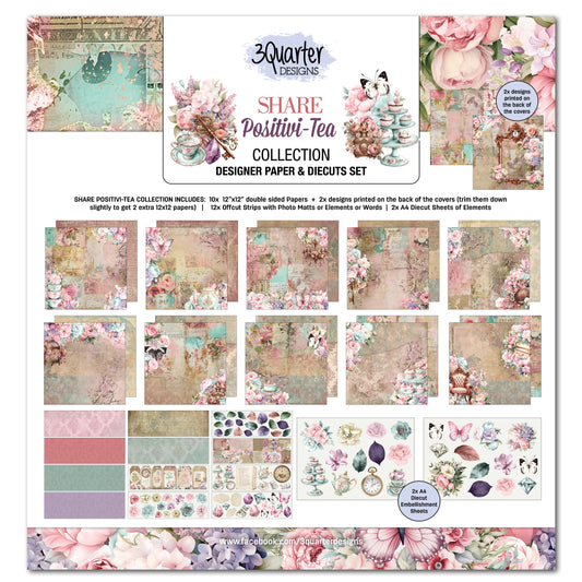 Share Positivi-Tea 12x12 Collection Pack