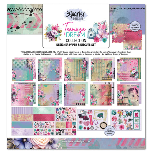 Teenage Dream 12x12 Collection Pack - 3Quarter Designs