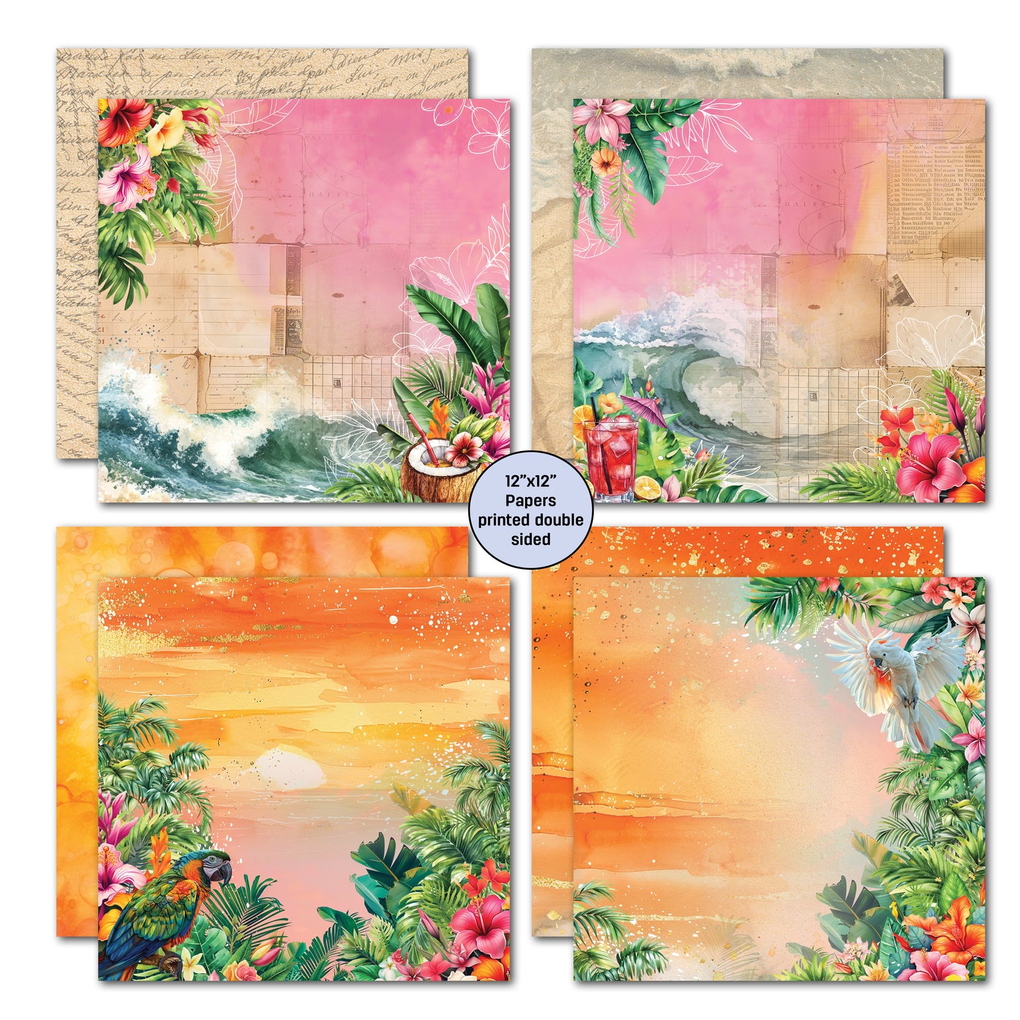 Tropic Excursion 12x12 Collection Pack - 3Quarter Designs