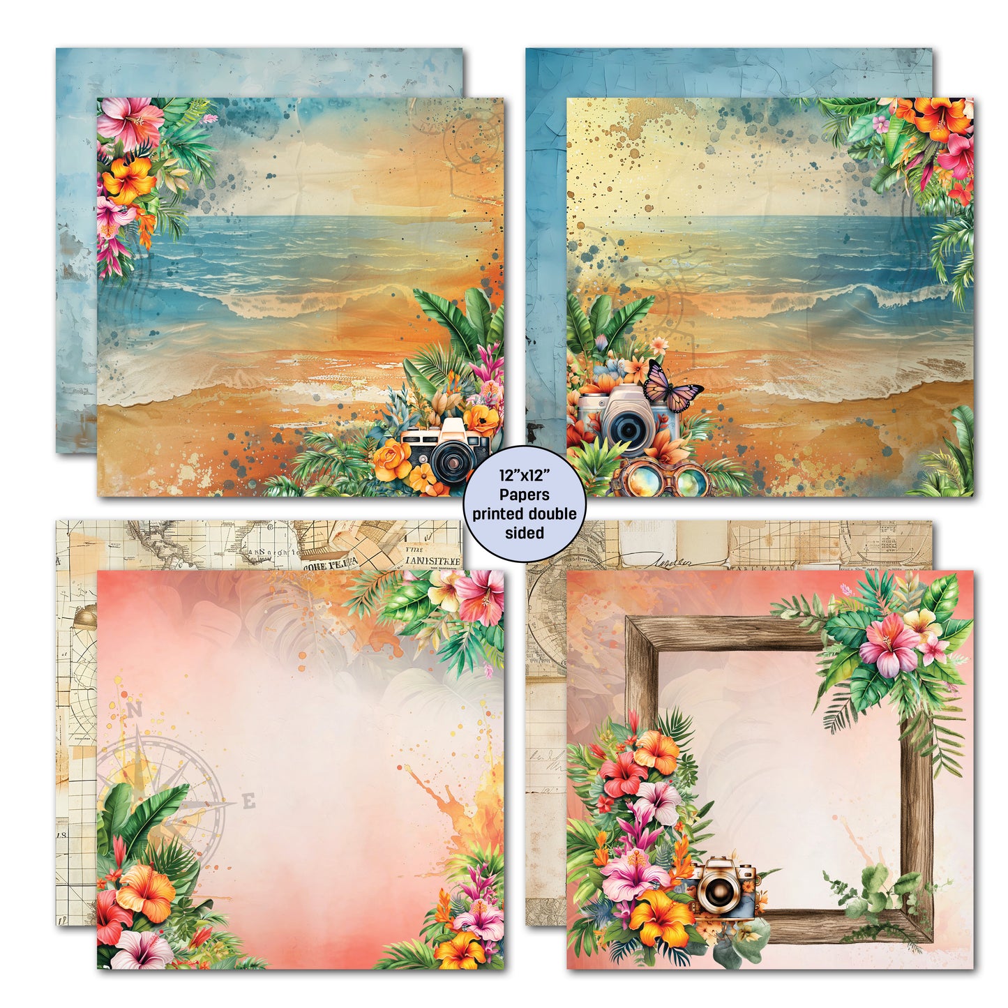 Tropic Excursion 12x12 Collection Pack - 3Quarter Designs
