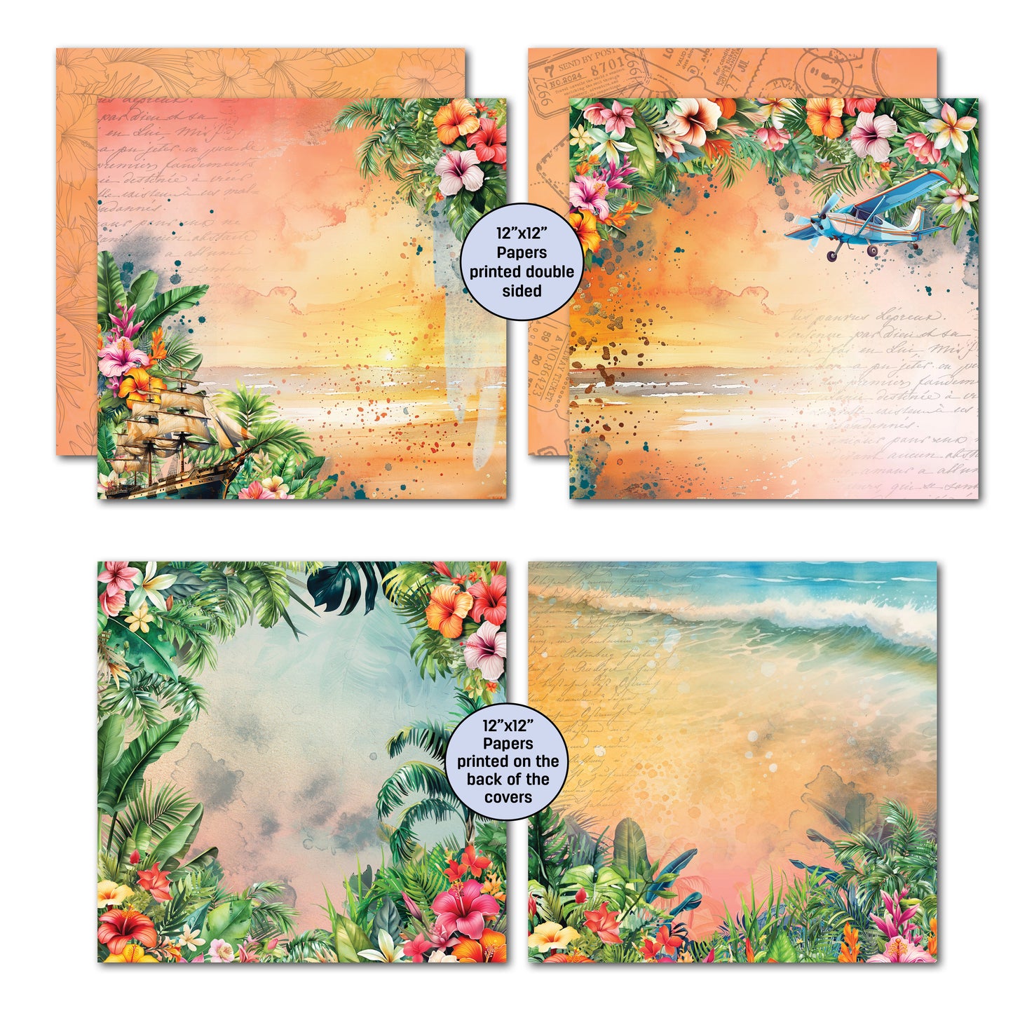 Tropic Excursion 12x12 Collection Pack - 3Quarter Designs