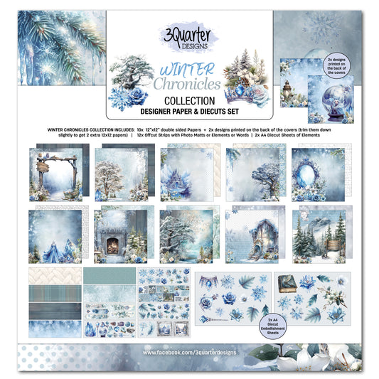 Winter Chronicles 12x12 Collection Pack - 3Quarter Designs