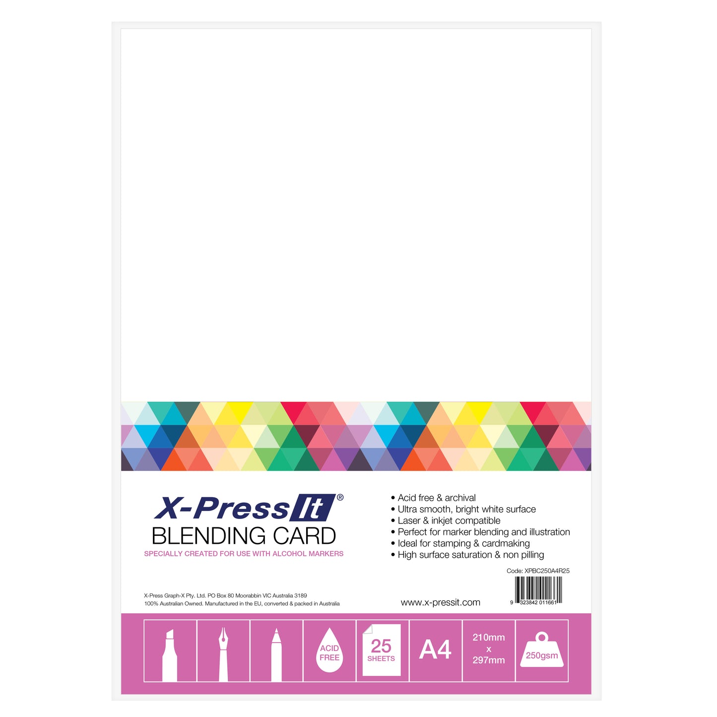 X-Press It Blending Card A4 (25pk)