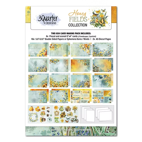 Honey Fields 6x4 Cardmaking Pack
